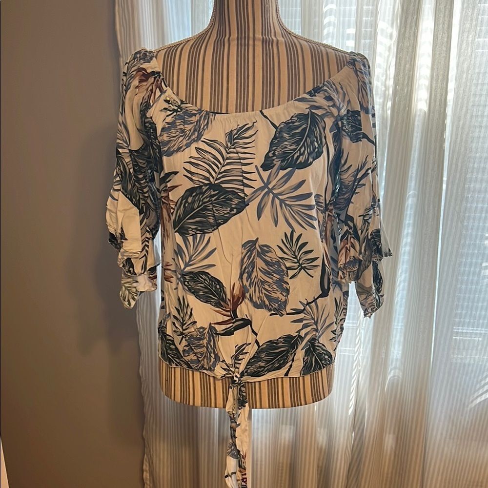 Pineapples Floral Print Women's Top